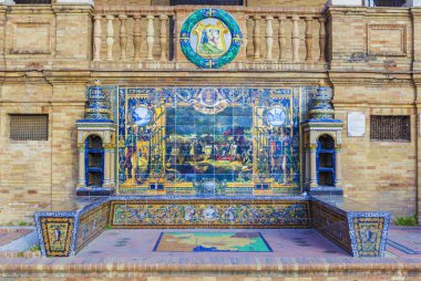 Alava Eyaleti, Glazed Bank İspanya Meydanı, Seville döşer.