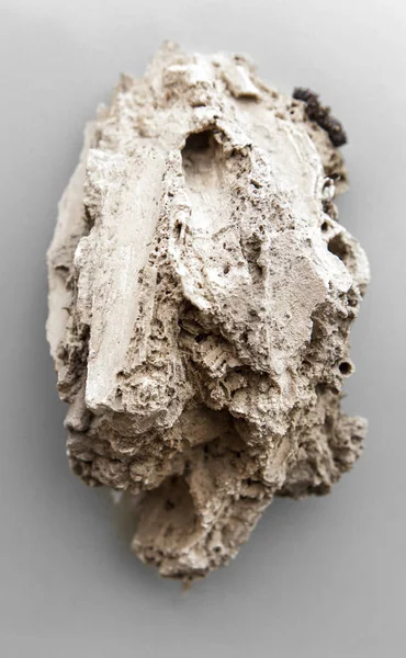 Piece of travertine rock isolated — Stock Photo, Image