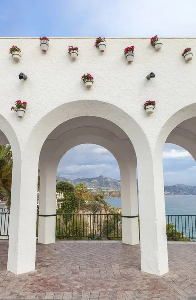 Varanda da Europa Arcos, Nerja, Espanha — Fotografia de Stock