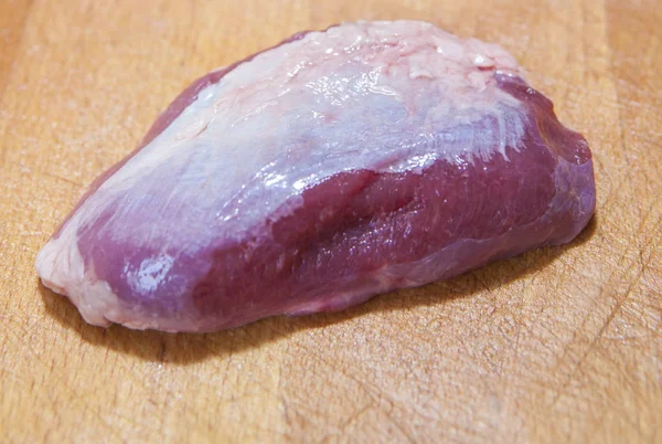 Pezzi di carne guancia di maiale iberico — Foto Stock