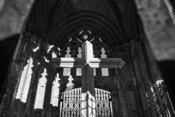 Humilladero Hermitage Cross, Guadalupe, Espanha — Fotografia de Stock