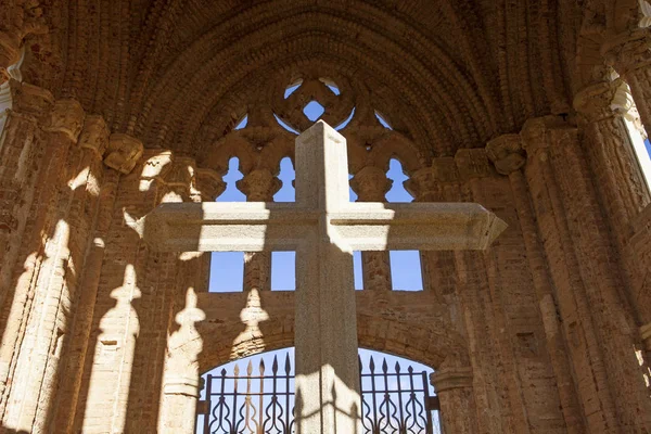 Humilladero Hermitage Cross, Guadalupe, İspanya — Stok fotoğraf