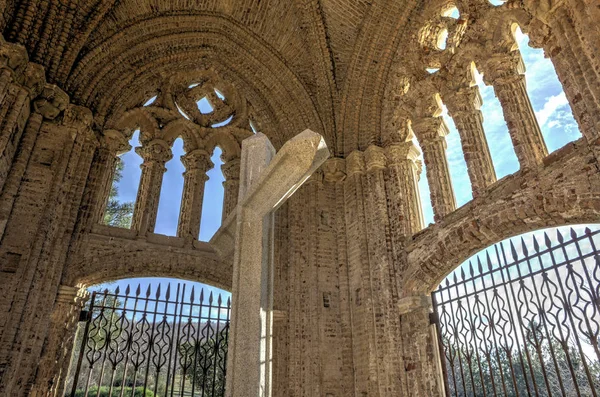 Humilladero Hermitage Cross, Guadalupe, Spagna — Foto Stock