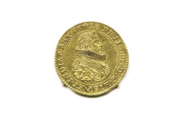 Golden ducaton of Philip IV clipart