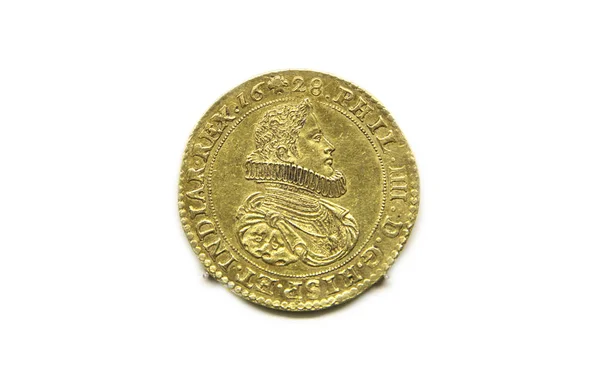 Golden ducaton of Philip IV — Stock Photo, Image