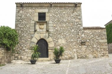 Francisco Pizarro Family House in Trujillo, Spain clipart