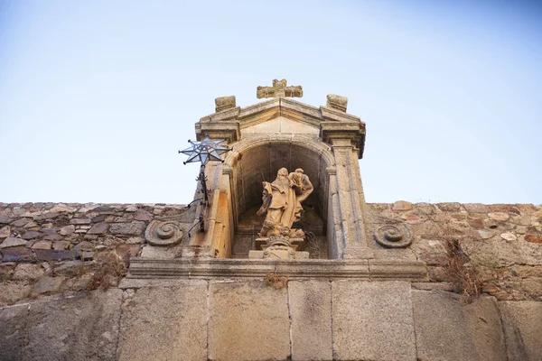 Nossa Senhora da Estrela, Arco de la Estrella, Cáceres — Fotografia de Stock