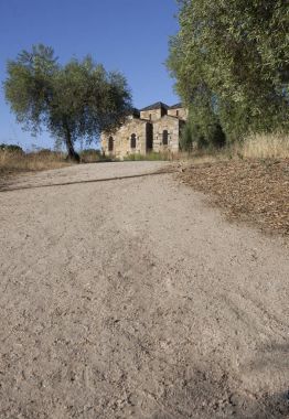 In Basilica Santa Lucia del Trampal, Alcuescar, İspanya