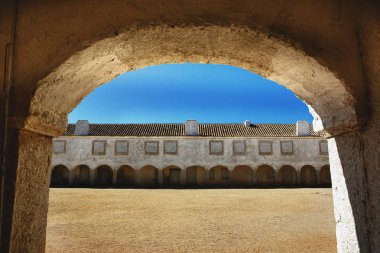 Cape Espichel Sanctuary arch, Cape Espichel, Portugal