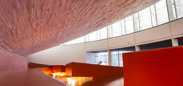 Manuel Rojas congrescentrum, Badajoz, Spanje. Hall interieur — Stockfoto