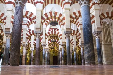 Hipostil Binası'nda Cordoba Camii, Endülüs, İspanya