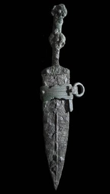 Bronz hançer Metal çağlardan, Caceres, İspanya