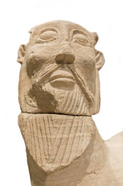 Bazalote Biche. Androcephalus heykel İber kültür, S