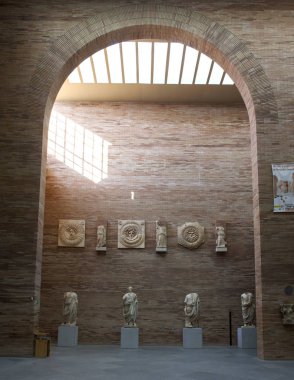 Şehir forum portico adlı ulusal Roma Sanat Müzesi Merida, İspanya