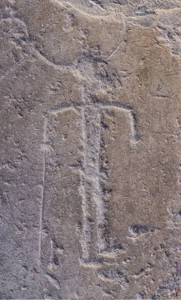 图与剑属于战士石碑的 Majadahonda, 坏 — 图库照片