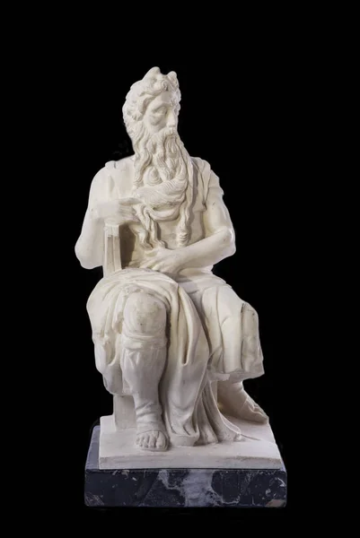 Michelangelo Moses socha, velmi populární jako Řím suvenýr — Stock fotografie
