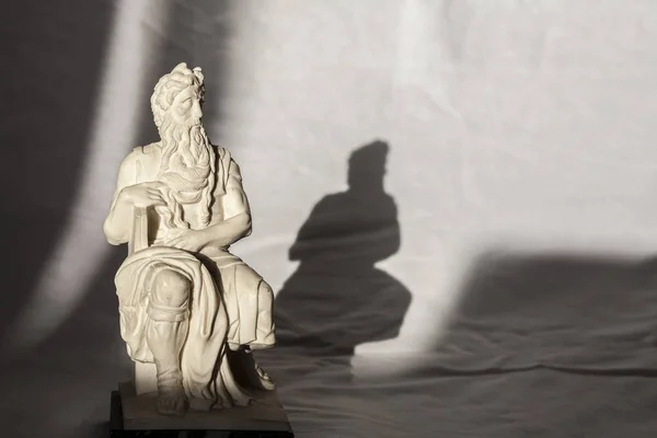 Michelangelo Moses sculpture, very popular as Rome souvenir — Stock Photo, Image