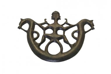 Bronz at koşum gelen Tartessian Sanctuary-Aziz Cancho 