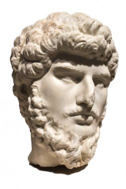 Antik Roma büstü Lucius Verus İmparatoru'nun