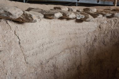 Çamur duvar ve yanlış kubbe çatı Huerta Montero, Almendralejo, İspanya