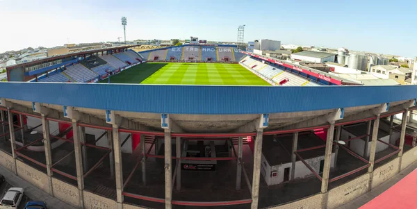 Vue aérienne panoramique du stade de football Almendralejo — Photo
