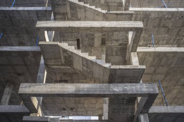  Merdiven beton yapı. Üçüncü kat