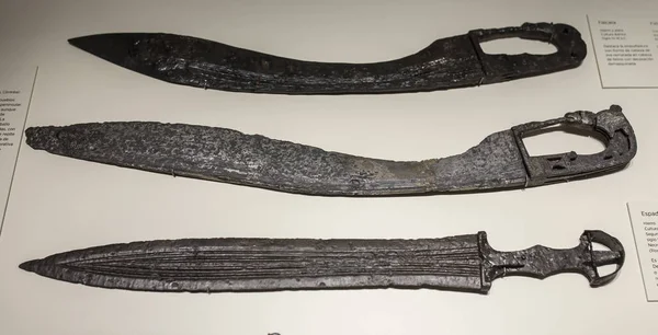Üç İber antik kılıç — Stok fotoğraf