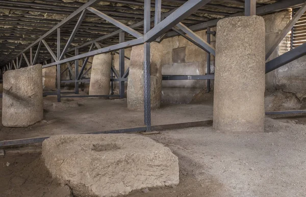 Sistema di armamento presso il teatro romano di Medellin, Spagna — Foto Stock