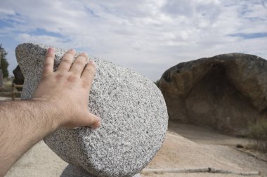 Los Barruecos Doğal Anıtı 'ndan gelen hisler. Eşofman takımı!
