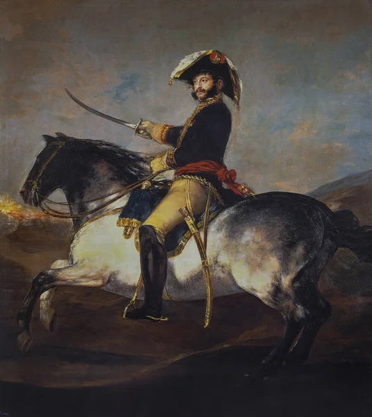 General Jose de Palafox At Sırtı 1814 — Stok fotoğraf