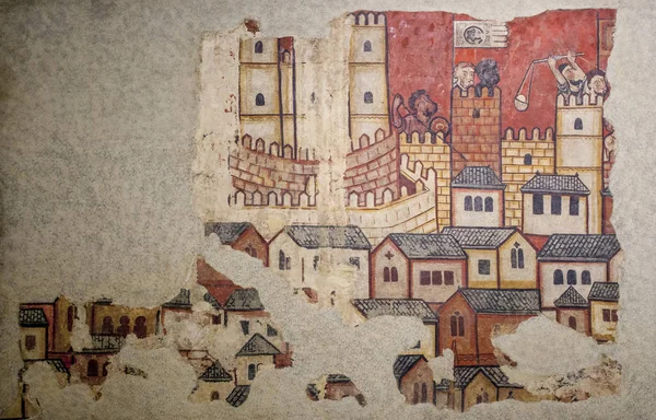 1229年征服马约卡。 对Majorca市的袭击 — 图库照片