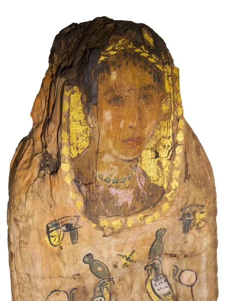 Signora di Kemet, mamma con ritratto di Fayum — Foto Stock