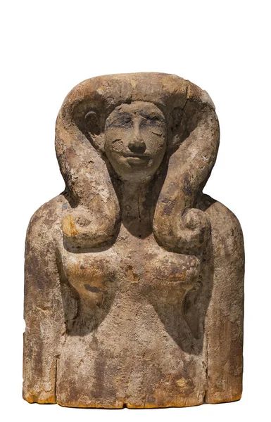 Mısır tanrıçası Hathor ormanda. Geç Dönem Milattan Önce 715 — Stok fotoğraf