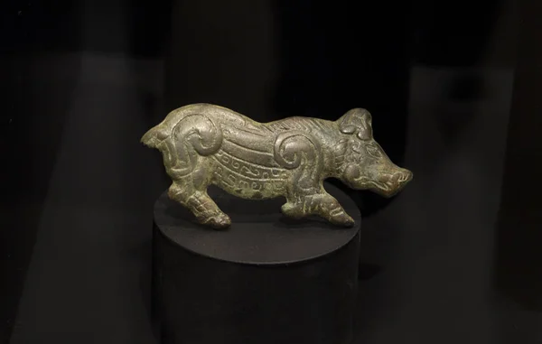 Malaga Spain March 2Nd 2019 Wild Boar Shaped Buckle Made — Stock Photo, Image