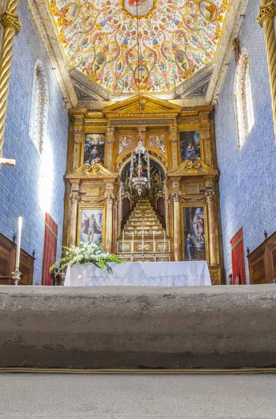 Coimbra Portugal Sept 6Th 2019 Altar University Chapel Capela Sao — ストック写真