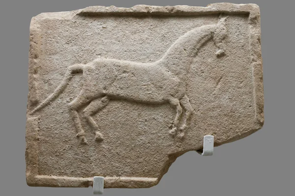 セビリア スペイン 2018年7月7日 馬保護区に属するイベリアの救済 スペインアンダルシア州セビリア考古学博物館 — ストック写真