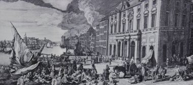 Büyük Marsilya Vebası, 1721 'de Avrupa' da patlak veren veba salgınlarının sonuncusuydu. Bilinmeyen sanatçı
