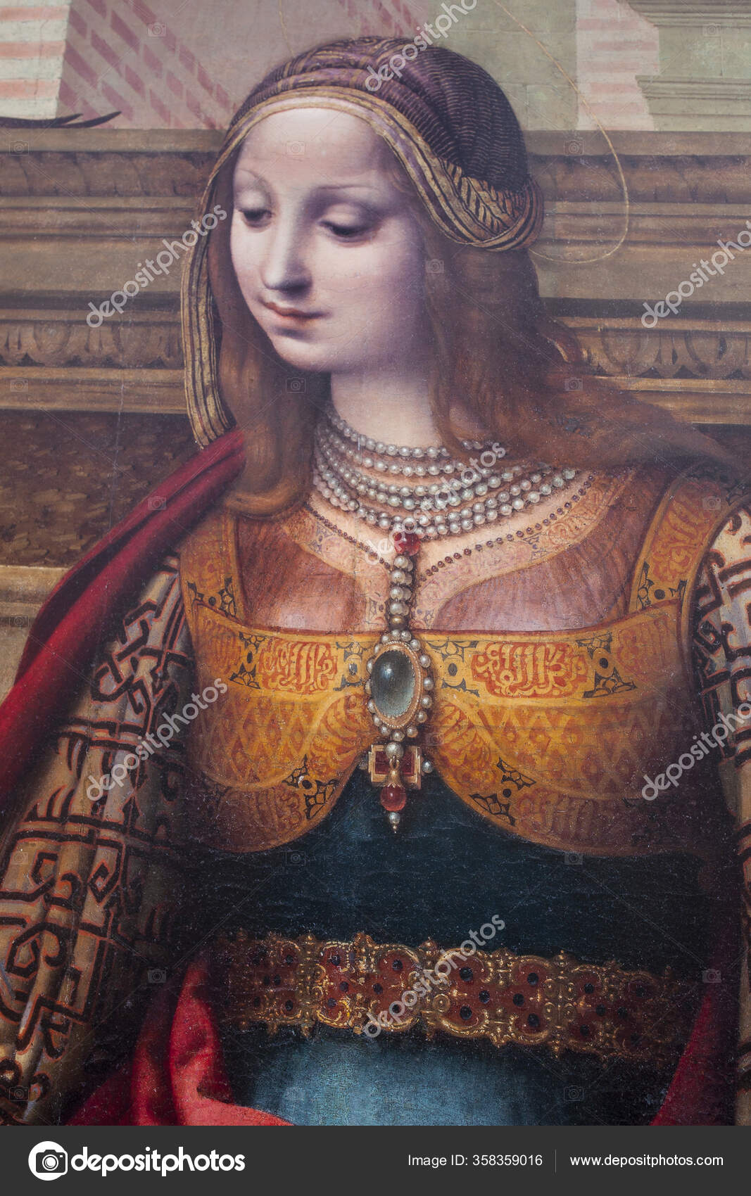 Santa Catalina Por Fernández Yanez 1510 Museo Del Prado ...