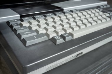 Eski 1984 ev bilgisayarı, MSX 1 Ailesi. Yakın çekim.