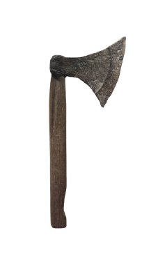 Sahte tahta saplı Viking Çağı savaş baltası. İrlanda Arkeoloji Ulusal Müzesi