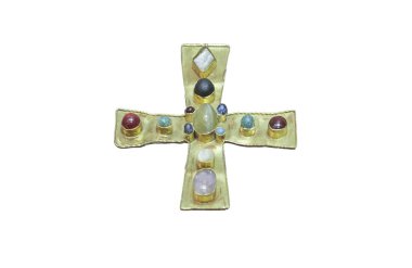 Torredonjimeno 'nun hazinesi. Taç. Vizyon sanatı. Katalonya Arkeoloji Müzesi, Barselona, İspanya