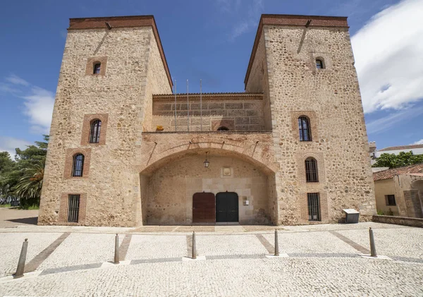 Badajoz Arkeoloji Müzesi Cephesi Spanya Roca Kontlarının Eski Sarayı — Stok fotoğraf