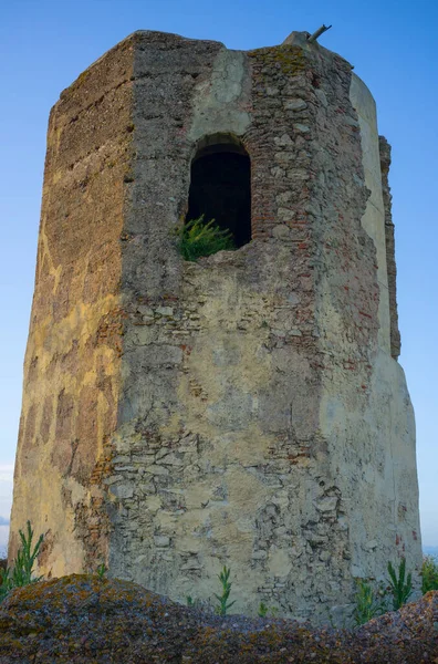 Almohad Strážní Věž Ibn Marwan Nebo Los Rostros Předměstí Badajoz — Stock fotografie