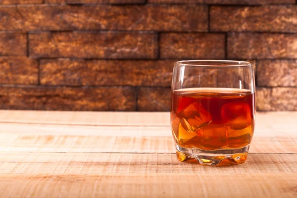 The bar is decorated in a rustic style — Stock Photo, Image