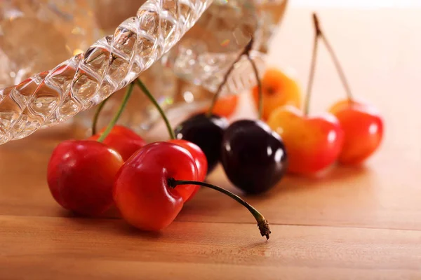 Zralé a sladké cherry — Stock fotografie