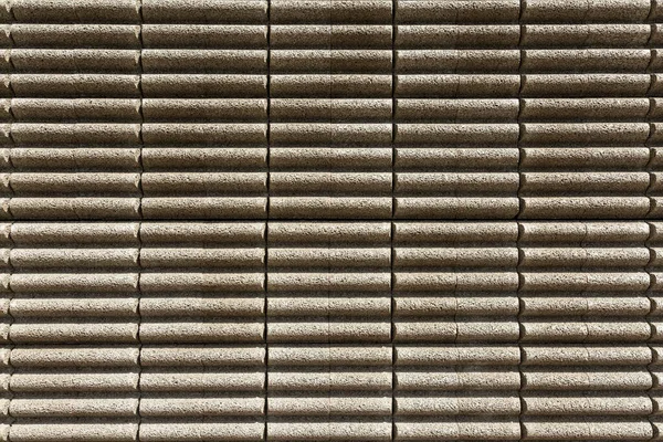Halbrunde Betonabschnitte Mit Schotter Beschichtet — Stockfoto
