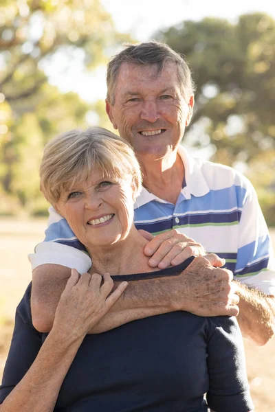 Vertical portrait of American senior beautiful and happy mature — Stock Photo, Image