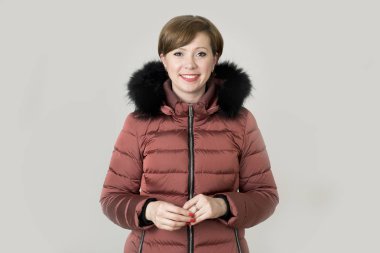 genç çekici ve mutlu Kızıl saçlı beyaz bir kadın 20'li üzerinde o