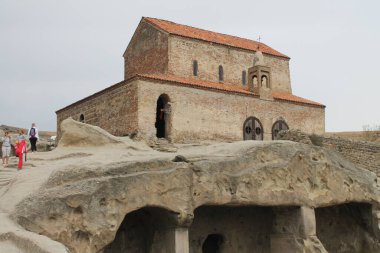 Kraliçe Tamara Georgia 'nın mağara şehrindeki ikinci kattaki kilise.