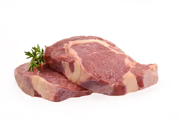 Carne crua, bife — Fotografia de Stock